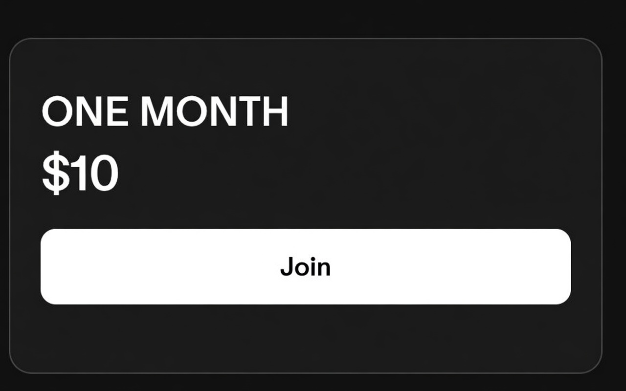 One Month Price Image